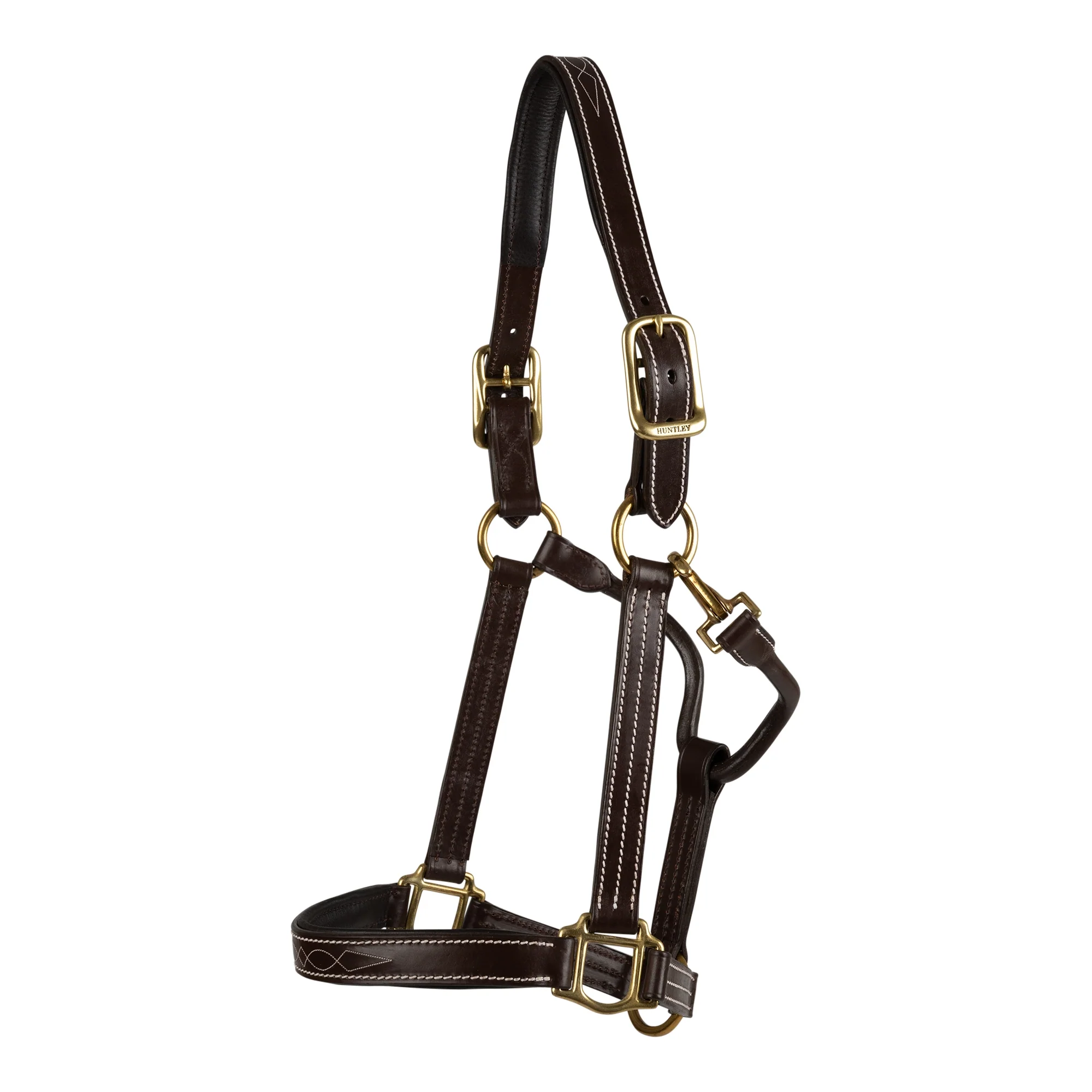10200-huntley-fancy-stitchleather-pad-halter-full-havana-2.webp Huntley Fancy StitchLeather Pad Halter Full Havana