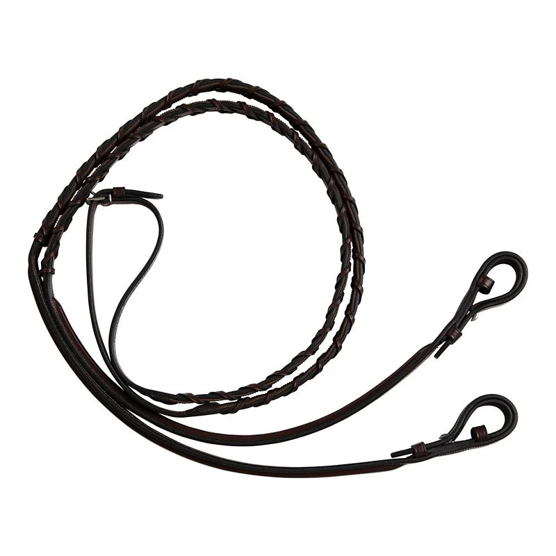 Huntley Fancy Stitch Rubber Laced Rein
