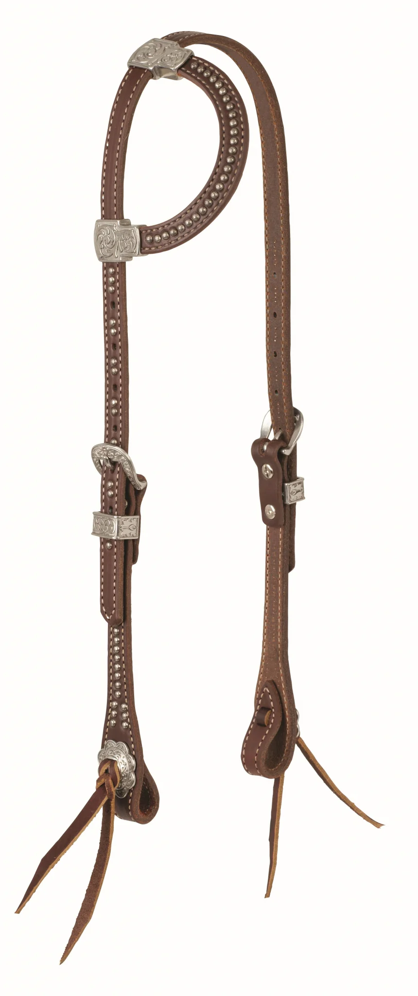 10382-weaver-western-leather-sliding-ear-headstall-stockman-1.webp Weaver Western Leather Sliding Ear Headstall Stockman