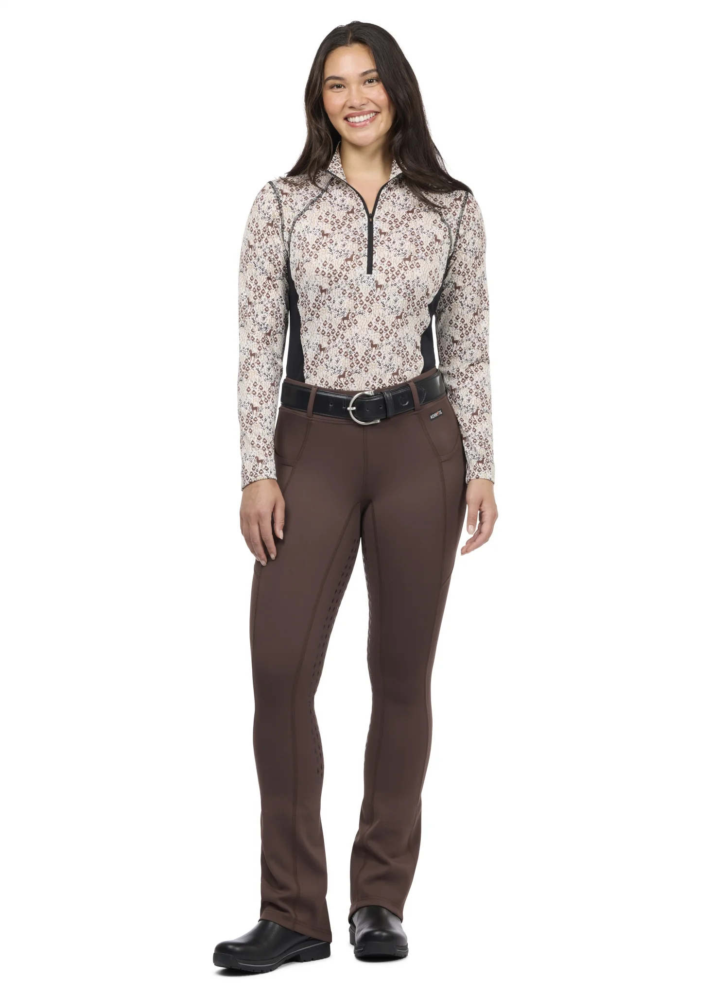 Kerrits Equibreeze Ice Fil Long Sleeve Shirt - Print