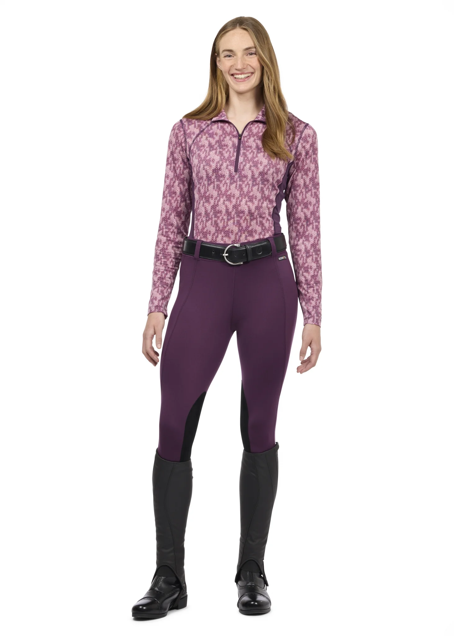 Kerrits Equibreeze Ice Fil Long Sleeve Shirt - Print