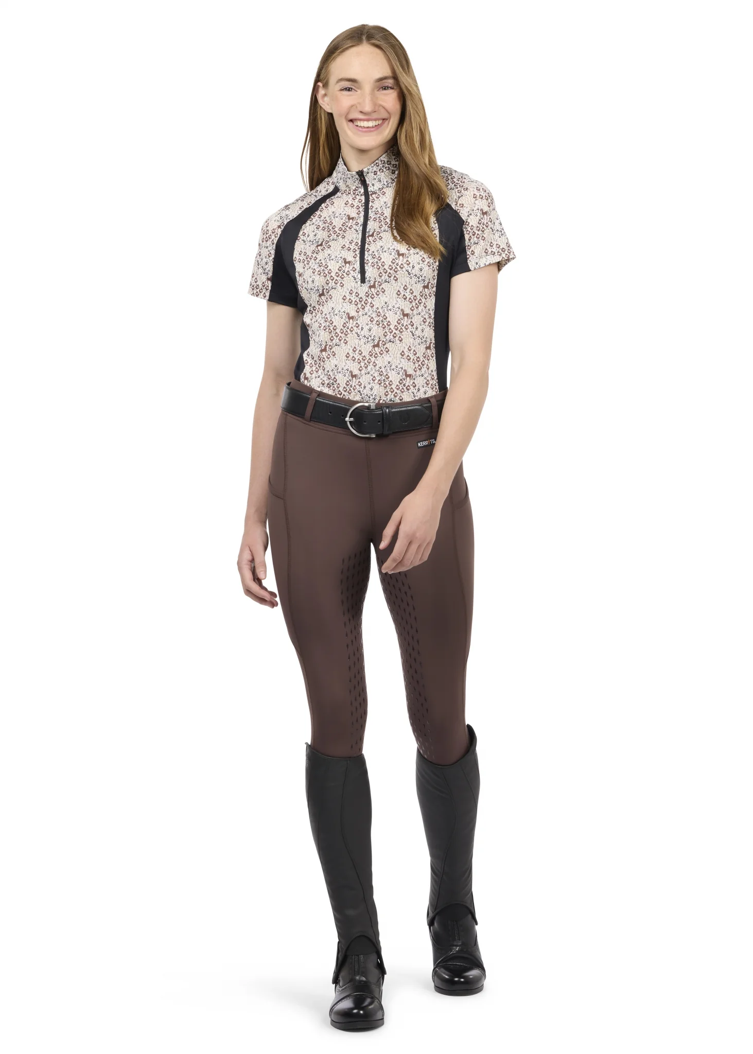 Kerrits EquiBreeze Ice Fil Short Sleeve Shirt - Print