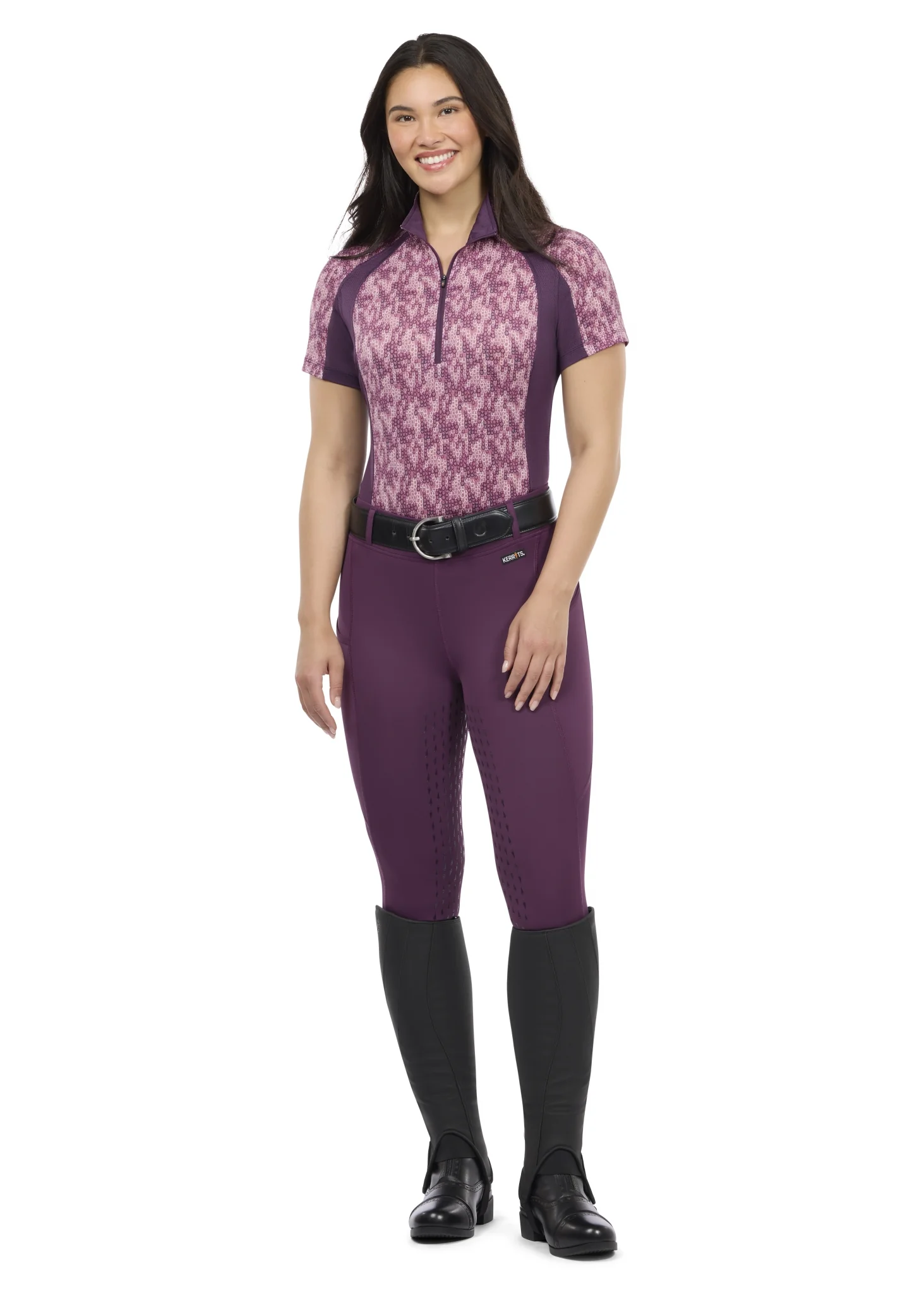Kerrits EquiBreeze Ice Fil Short Sleeve Shirt - Print