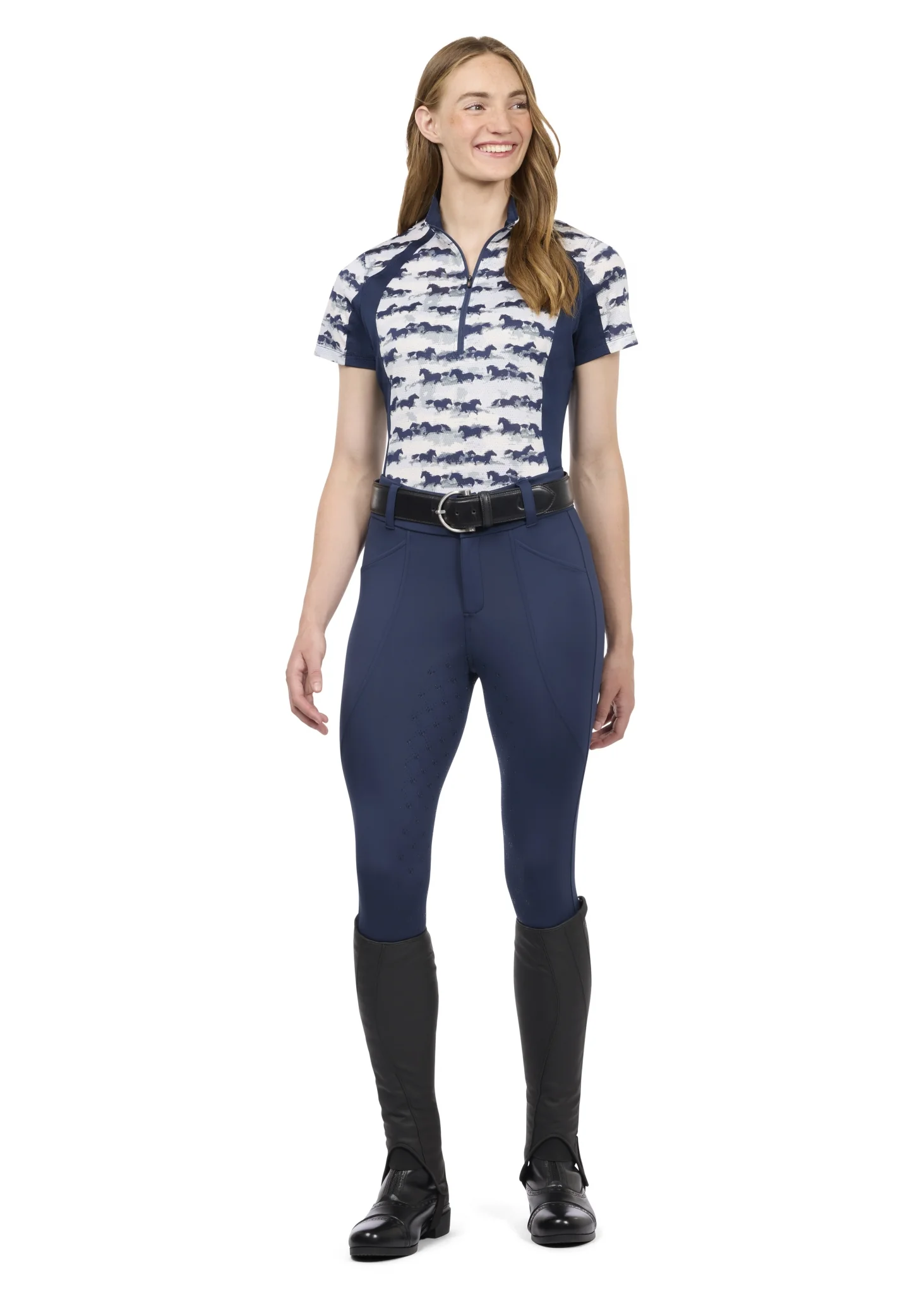 Kerrits EquiBreeze Ice Fil Short Sleeve Shirt - Print
