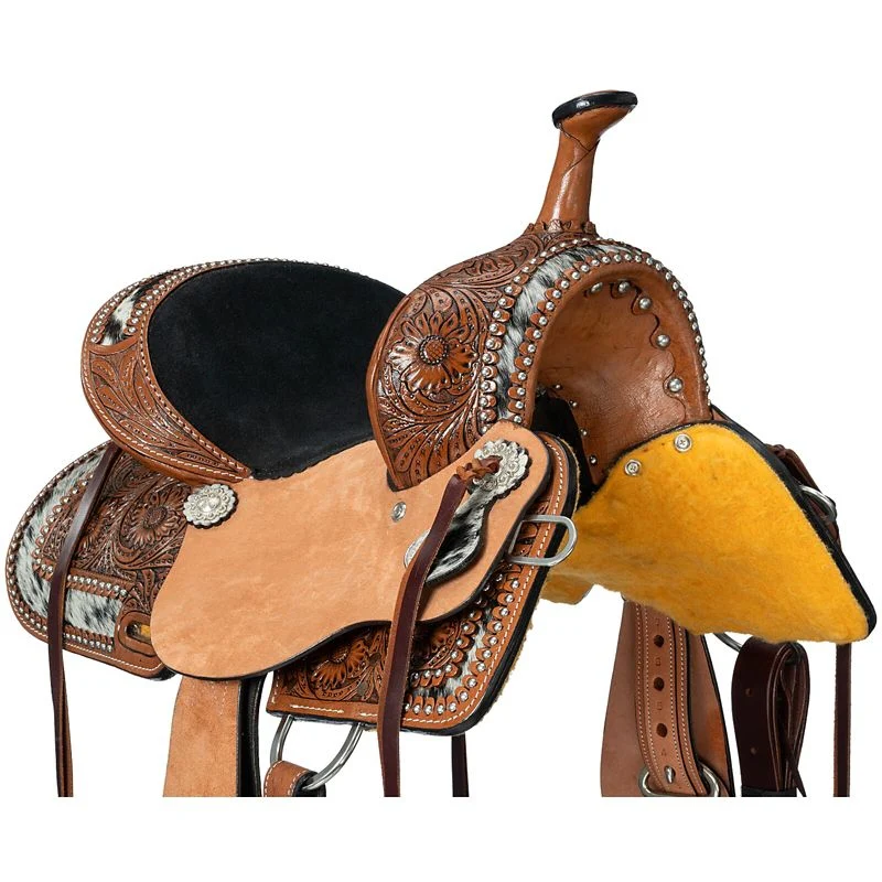 Royal King Youth Longhorn Barrel Saddle