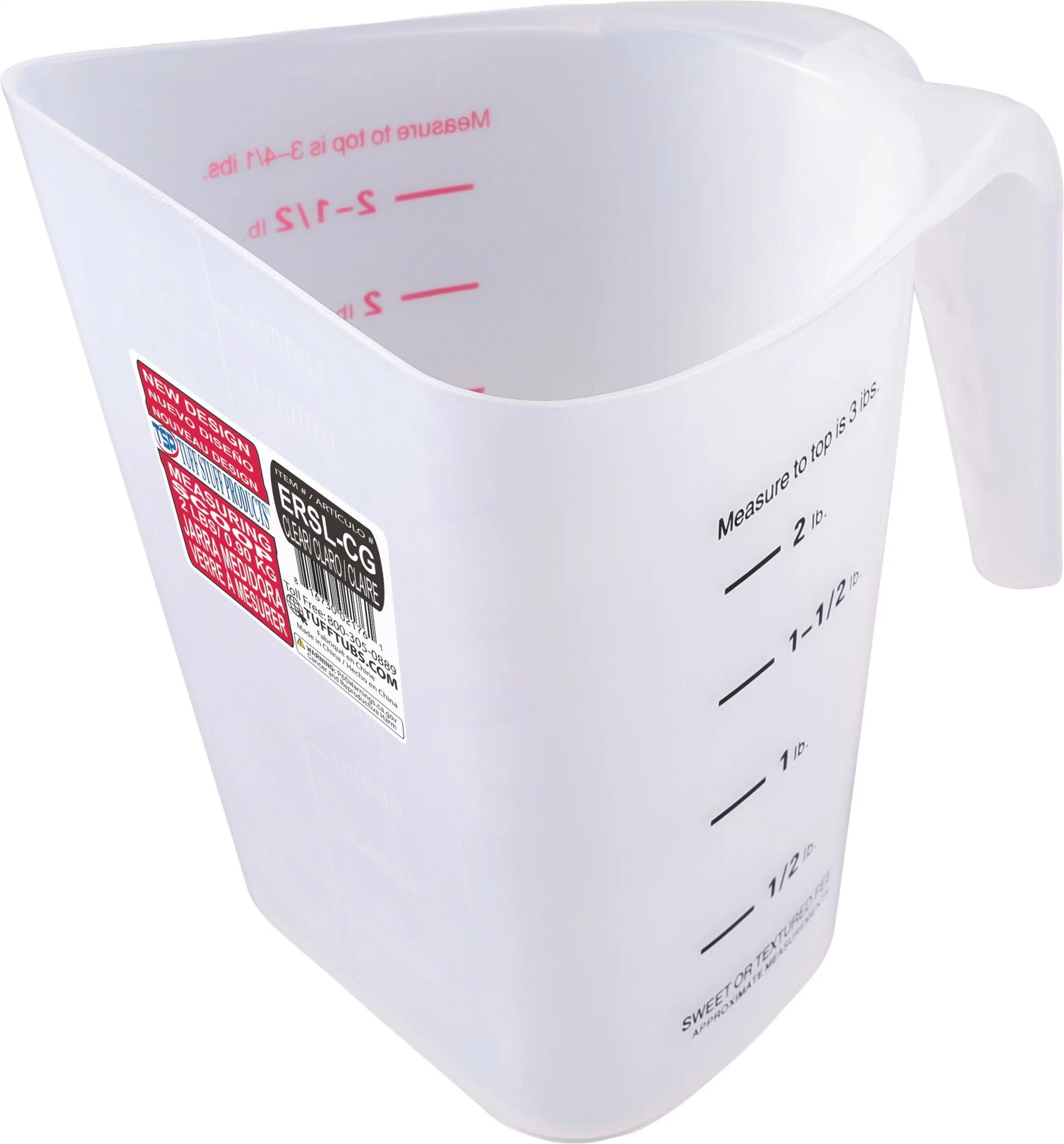 Tuff Stuff Ergonomic Wet/Dry Measuring Scoop