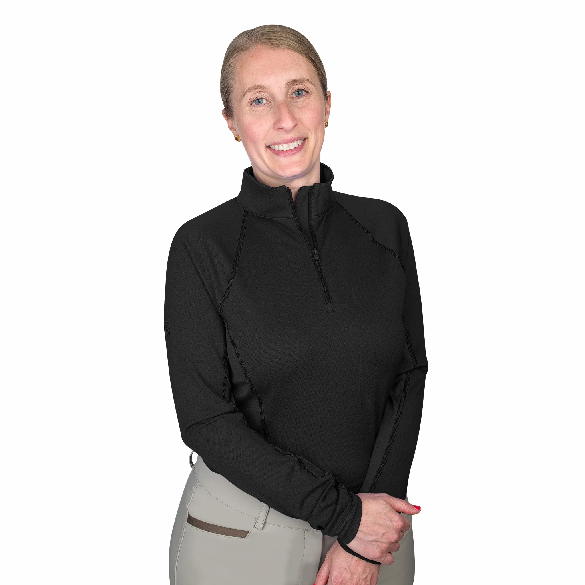 12671-ovation-ladies-quarter-zip-long-sleeve-sun-shirt-1.webp Ovation Ladies Quarter Zip Long Sleeve Sun Shirt