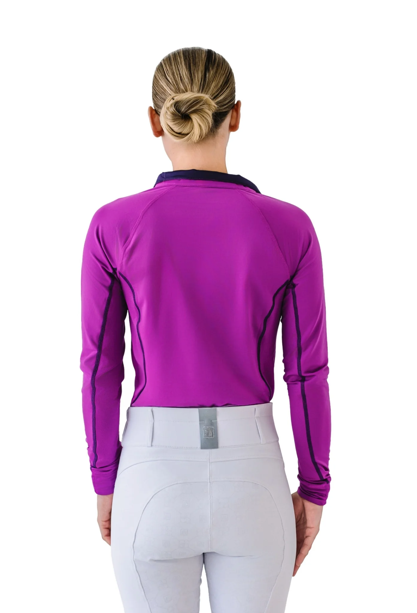 Romfh Ladies Core Quarter Zip Long Sleeve Solid Sun Shirt