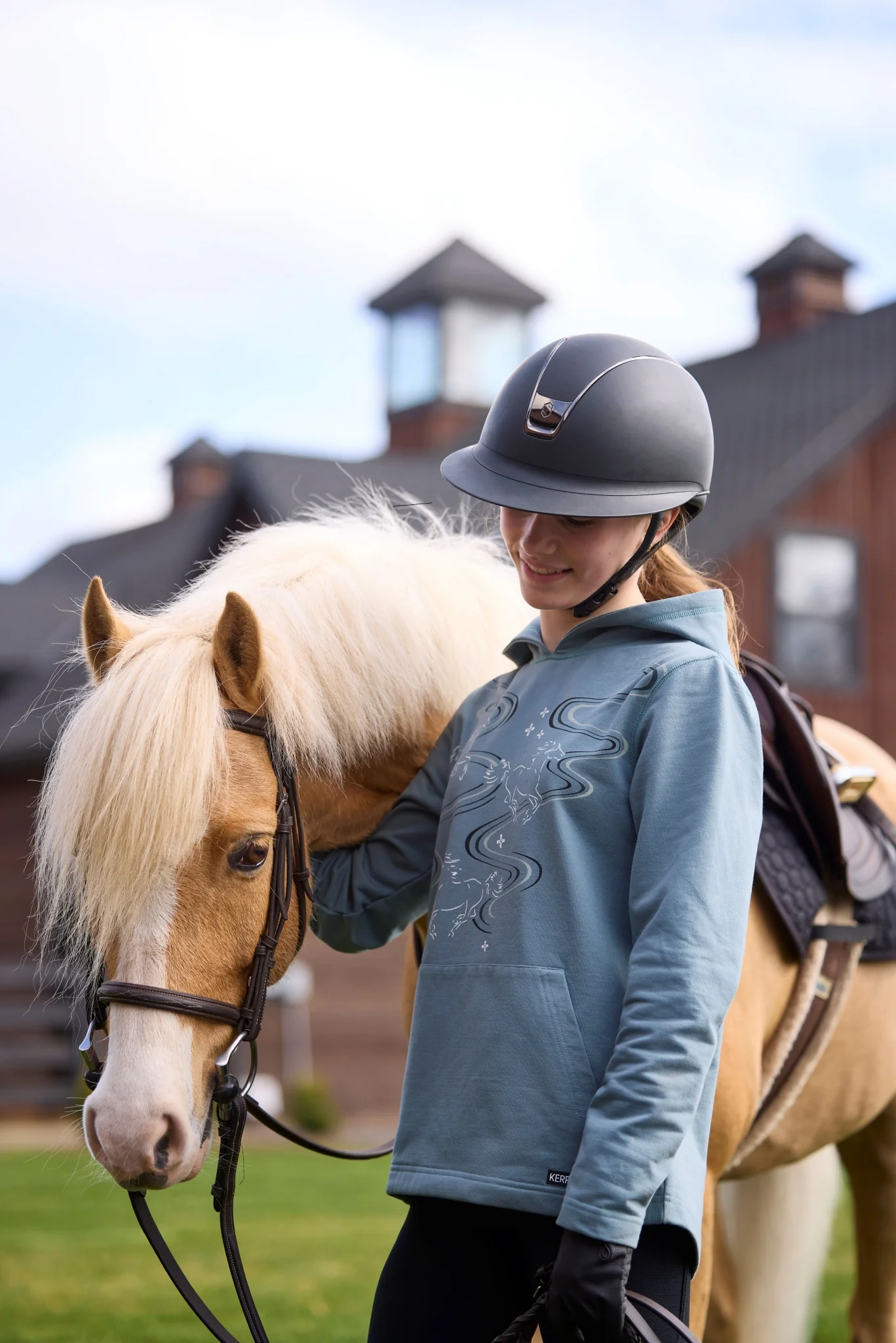 Kerrits Kids Ride The Wind Fleece Hoodie