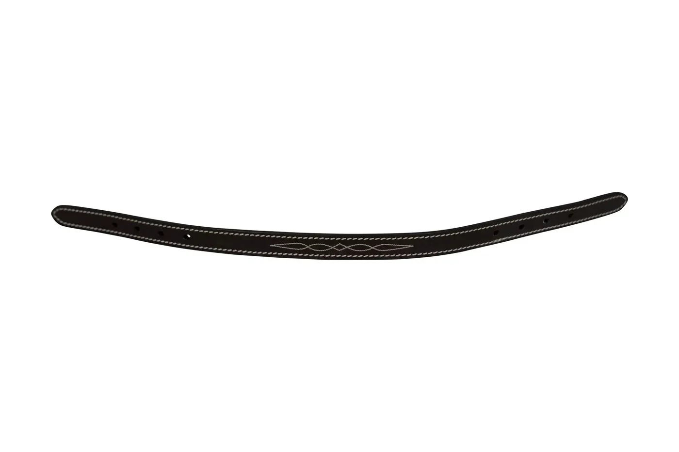 Huntley Equestrian Fancy Stitched Leather Pony Halter Replacement Crown
