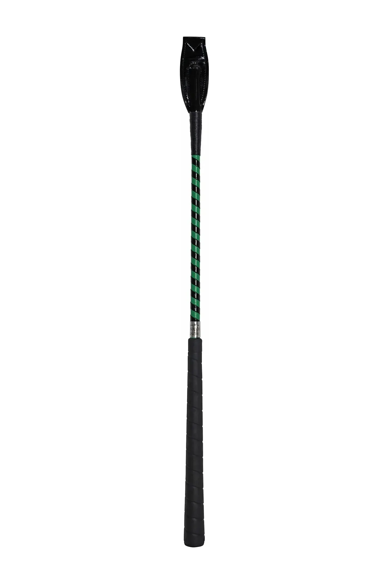 Huntley Equestrian Jumper Whip Two Tone Patent Cover