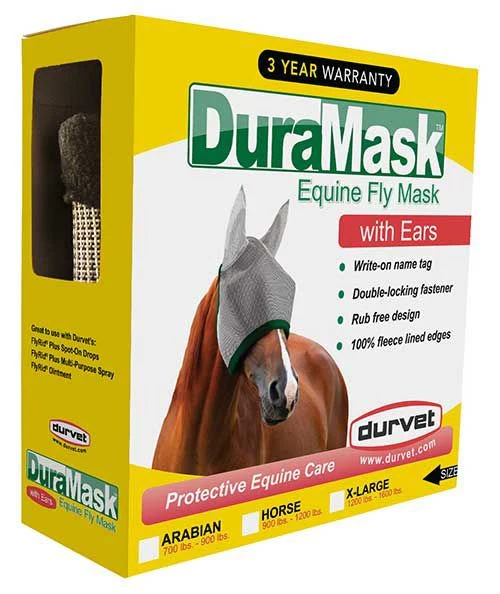 14370-durvet-duramask-equine-fly-mask-with-ears-2.webp Durvet DuraMask Equine Fly Mask with Ears