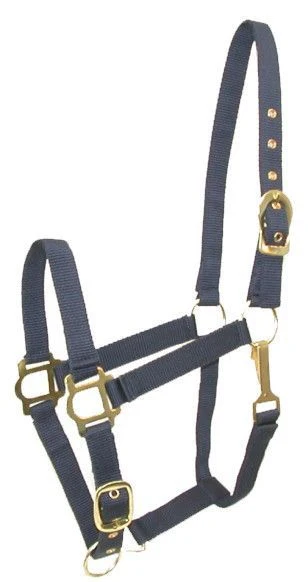 Gatsby Adj Nylon Halter/Snap
