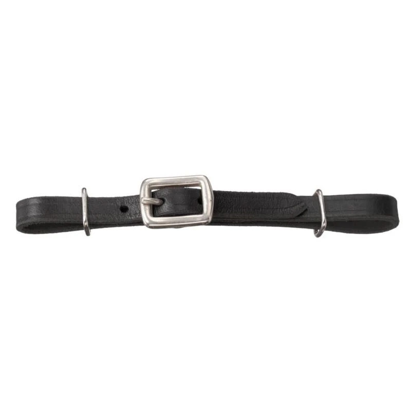 Tough1 Miniature Flat Leather Curb Strap