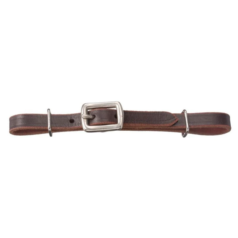 Tough1 Miniature Flat Leather Curb Strap