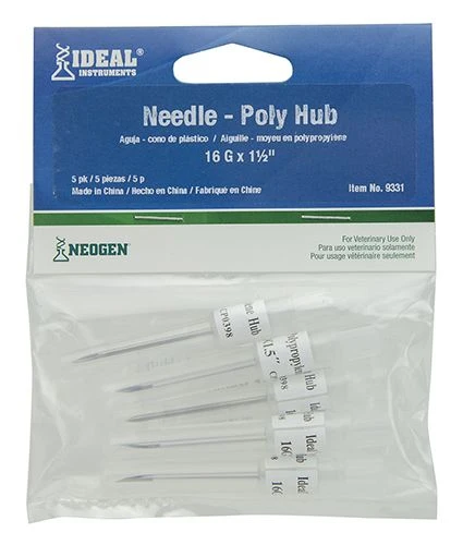 Ideal Polypropylene Hub Needle Pack