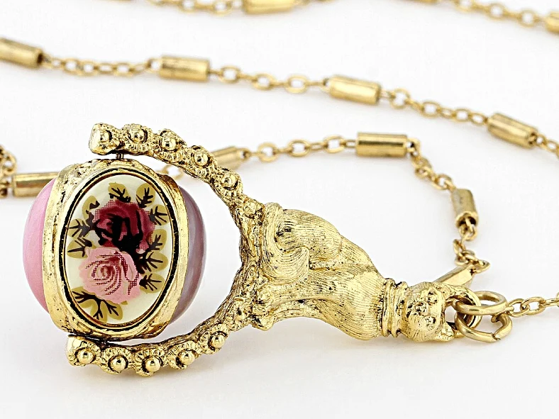 1928 Jewelry Cat Spinner Necklace