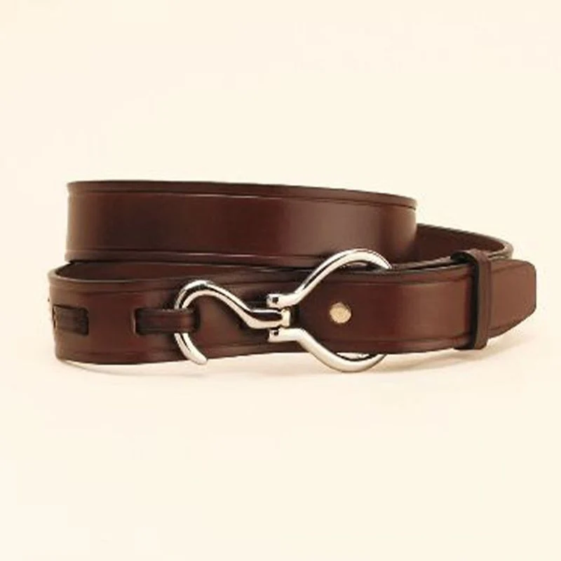 Tory Leather 1 1/4in Belt with Hoof Pick Buckle