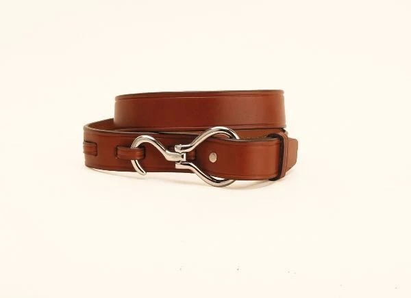 Tory Leather 1 1/4in Belt with Hoof Pick Buckle