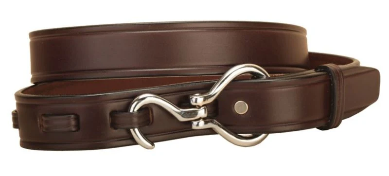 Tory Leather 1 1/4in Belt with Hoof Pick Buckle
