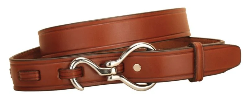 Tory Leather 1 1/4in Belt with Hoof Pick Buckle