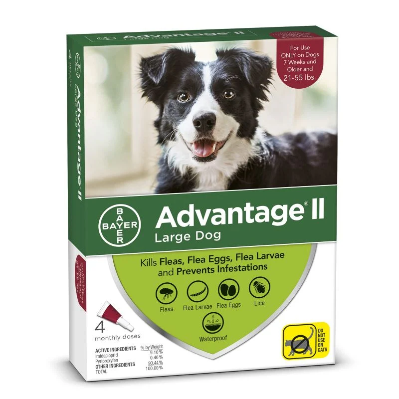 Advantage II for Dogs 4 Month Supply