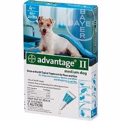 Advantage II for Dogs 4 Month Supply
