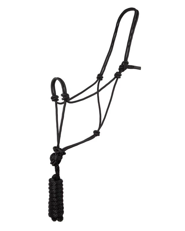 Basic Poly Rope Halter with Lead