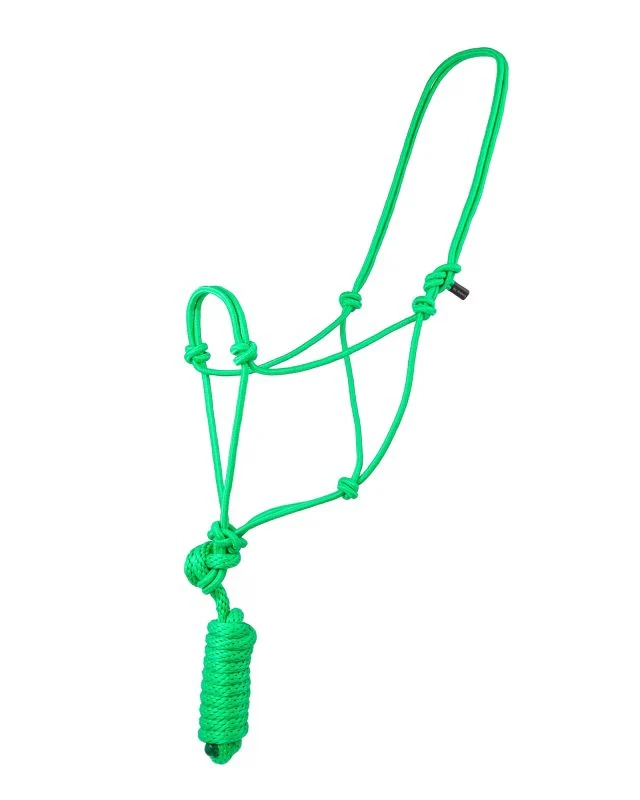 Basic Poly Rope Halter with Lead