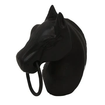 Cast Iron Horse Heading Hitching Post