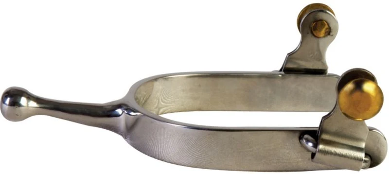 16827-western-ss-knob-end-ladies-cutting-spurs-1.webp Western SS Knob End Ladies Cutting Spurs