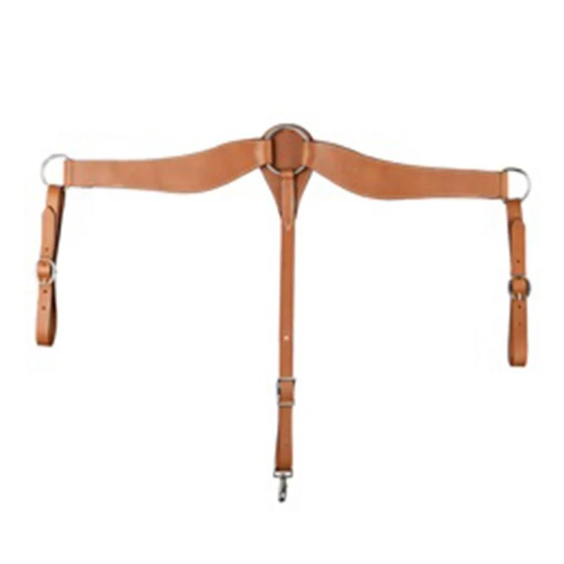 16897-western-leather-shaped-roper-breast-collar-1.webp Western Leather Shaped Roper Breast Collar