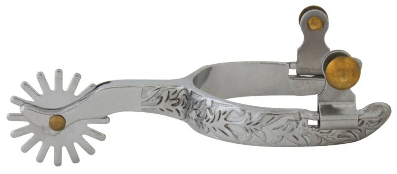 16925-western-cp-silver-embossed-16pt-mens-spurs-1.webp Western CP Silver Embossed 16pt Mens Spurs