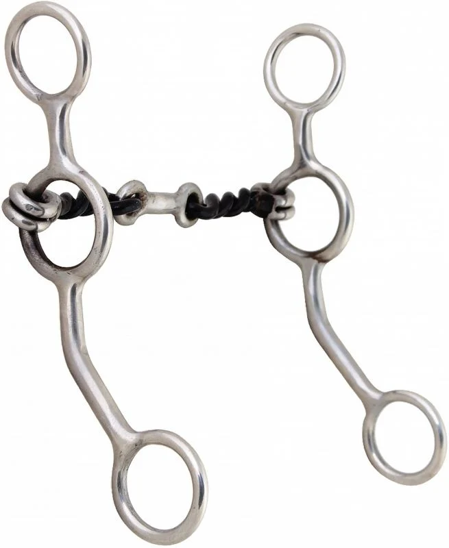 16933-westen-ss-dogbone-twist-short-gag-bit-1.webp Westen SS Dogbone Twist Short Gag Bit