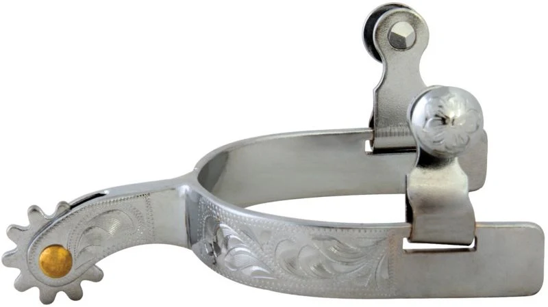 Western CP Floral 10pt Youth Spurs
