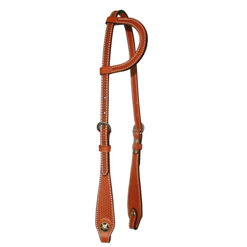 17047-western-texas-star-wide-cheek-single-ear-headstall-1.webp Western Texas Star Wide Cheek Single Ear Headstall