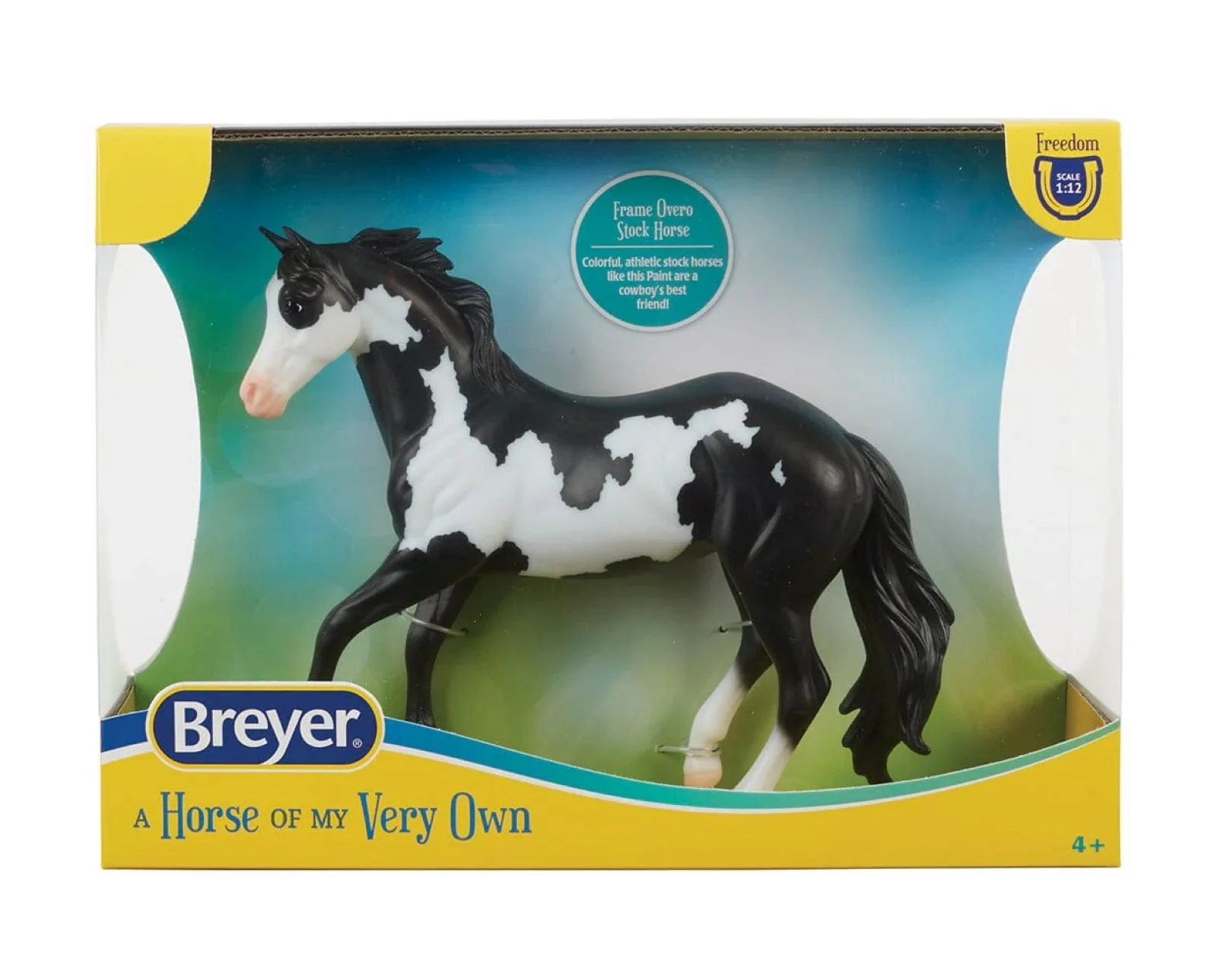 1770-breyer-black-overo-stock-horse-3.webp Breyer Black Overo Stock Horse