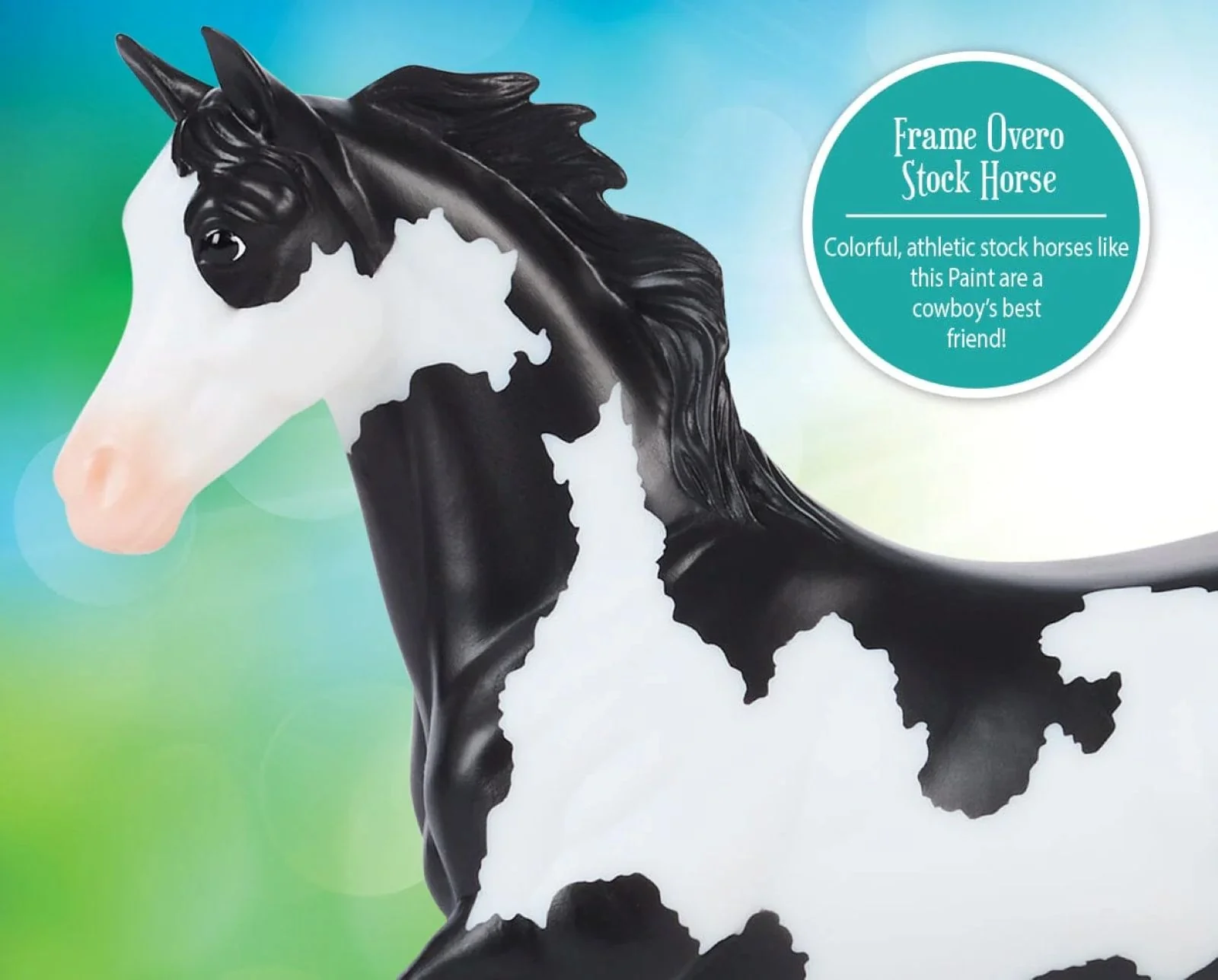 1770-breyer-black-overo-stock-horse-4.webp Breyer Black Overo Stock Horse
