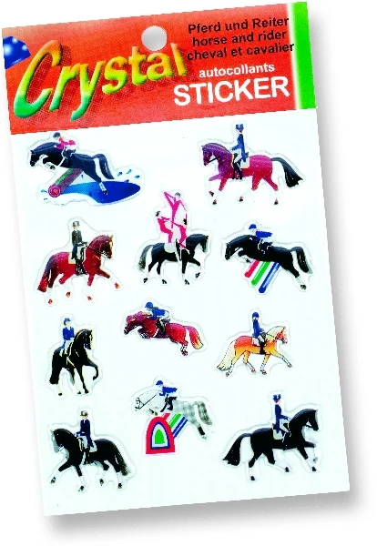"Horses And Riders" Stickers