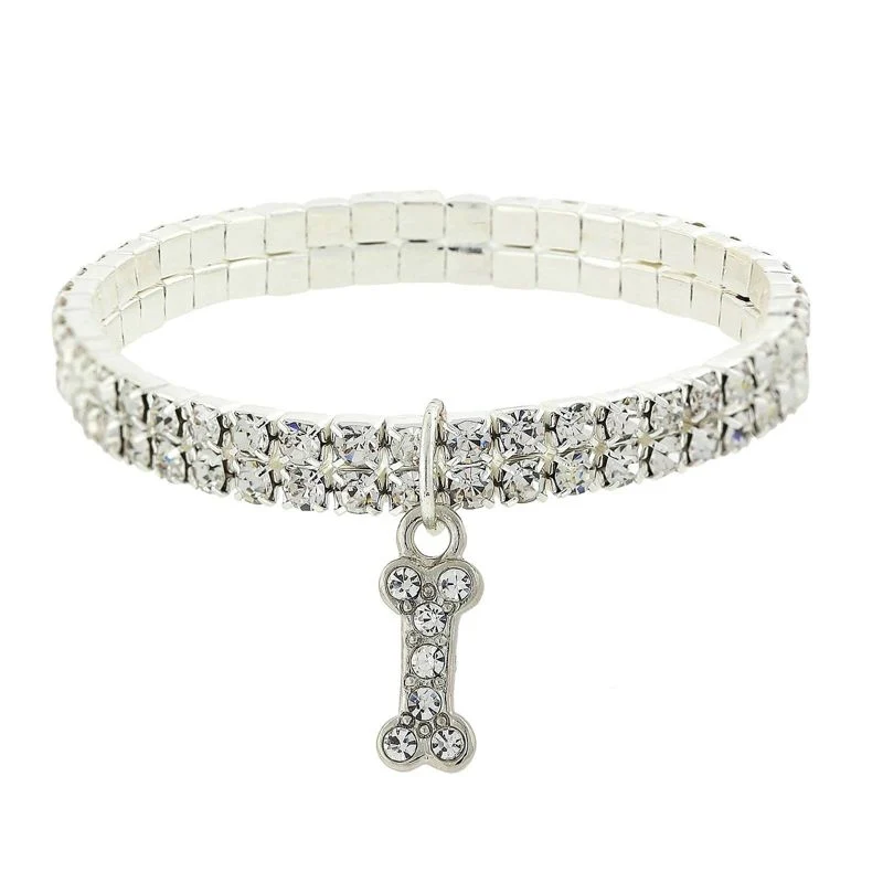 17950-1928-jewelry-crystal-two-row-stretch-with-dog-bone-1.webp 1928 Jewelry Crystal Two Row Stretch With Dog Bone