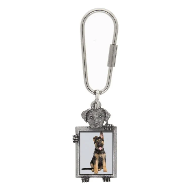 1928 Jewelry German Shepherd Puppy Key Chain