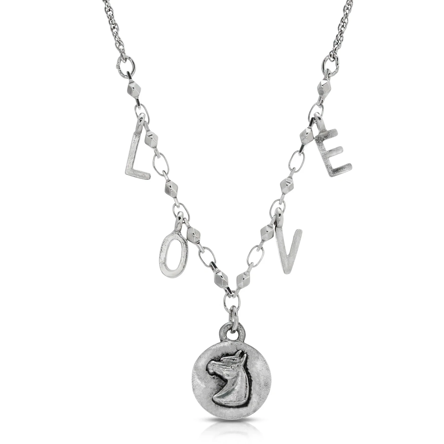 17992-1928-jewelry-horse-pendant-love-necklace-1.webp 1928 Jewelry Horse Pendant LOVE Necklace
