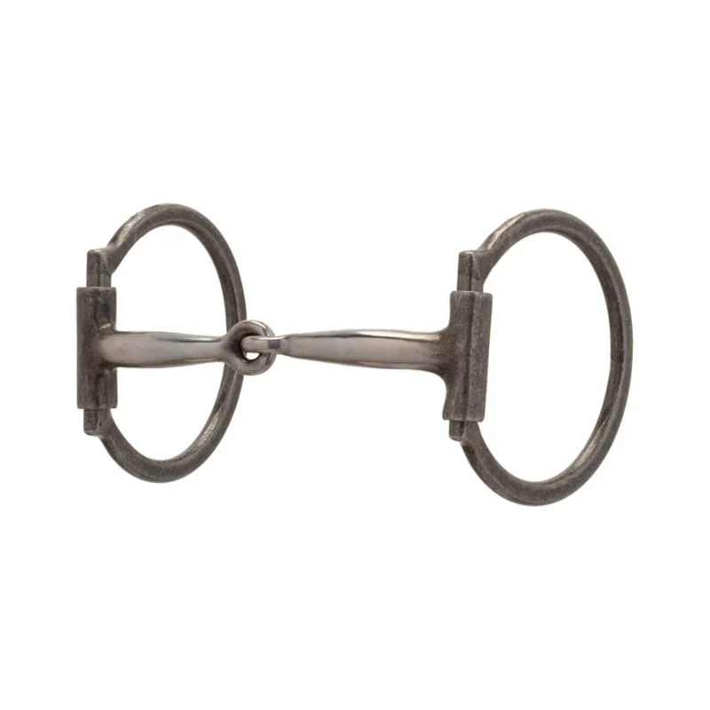 3" Offset D-Ring Sweet Iron Snaffle 5"