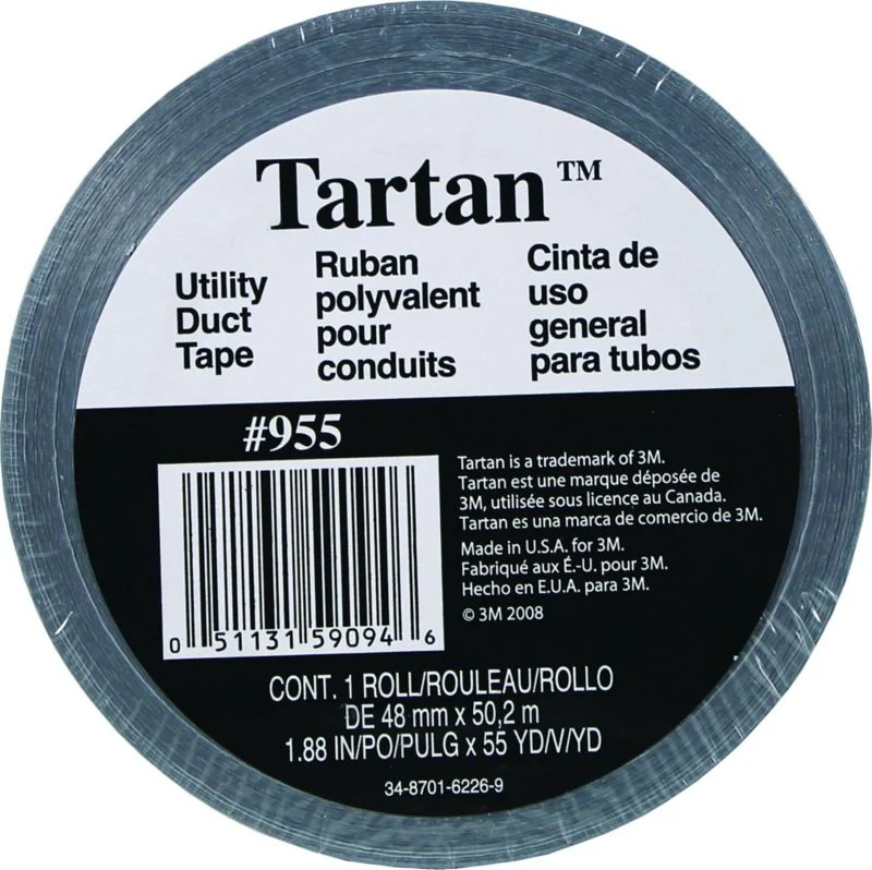 18338-3m-tartan-utility-duct-tape-1.88-x-55yd-silver-1.webp 3M Tartan Utility Duct Tape 1.88 X 55yd Silver