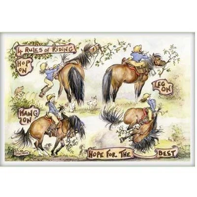 4 Rules of Riding -Pk of 6 6Pack