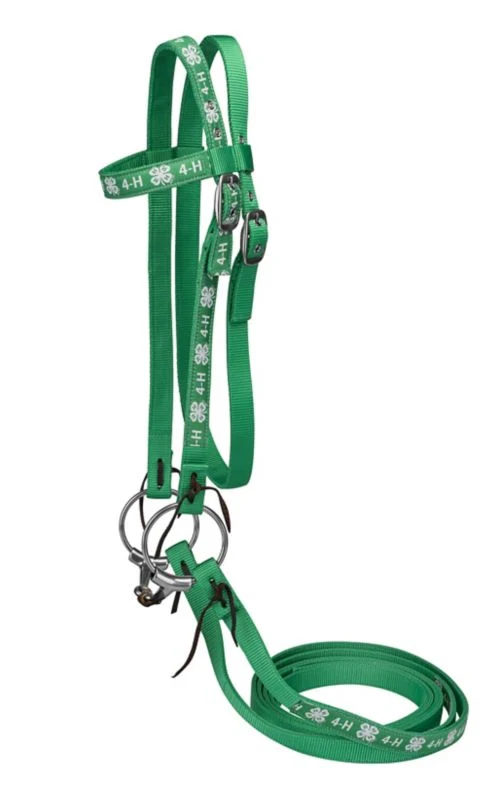 18376-4-h-nylon-western-headstall-with-reins-1.webp 4-H Nylon Western Headstall with Reins