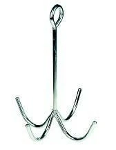 4-Prong Cleaning Hook Chrome