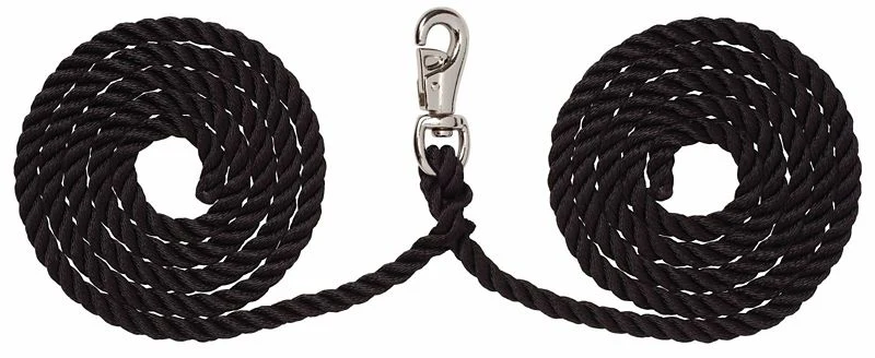 6Ft Double Rope Tie Black