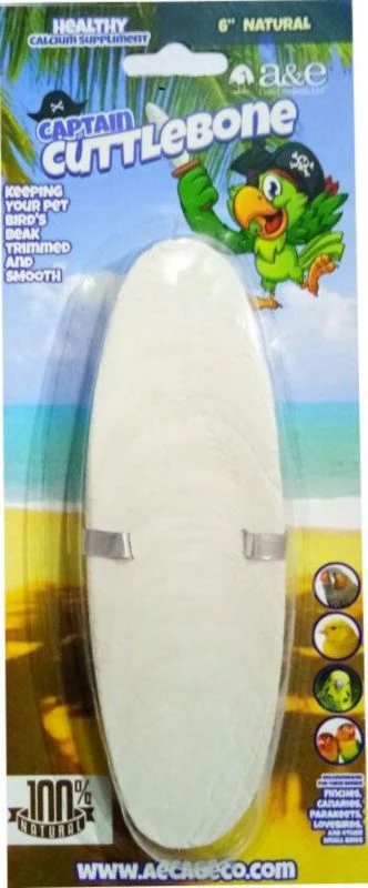 A and E Cage Natural Cuttlebone 5inch 2Pk Natural