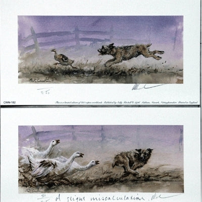 18557-a-slight-miscalculation-by-mick-cawston-set-of-two-1.jpg A Slight Miscalculation By: Mick Cawston Set of two